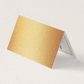 Modern Gold Foil Kalender Terminkarte Visitenkarten (Rückseite)