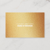 Modern Gold Foil - Treuekarte (Rückseite)