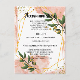 Modern Gold Frame Elfenbeingrüne FlAccommodation K Ankündigungspostkarte