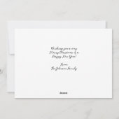 Modern Gold Frohe Weihnachten (Rückseite)