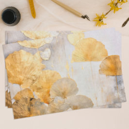 Modern Gold Gingko Seidenpapier