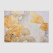 Modern Gold Gingko Seidenpapier (Vorderseite)