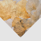 Modern Gold Gingko Seidenpapier (Ausschnitt)