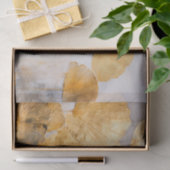 Modern Gold Gingko Seidenpapier (Geschenk)