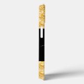 Modern Gold Glitzer Monogram Case-Mate iPhone Ca Hülle (Rückseite / Rechts)