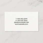 Modern-Gold-House-Logo | Real Anwesen Visitenkarte (Rückseite)