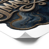 Modern Gold IMAGINE Druck Poster (Ecke)
