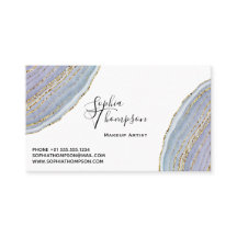 Modern Gold Lavender Geode Agate Ernennung