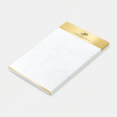 Modern-Gold-Marmorvorlage Post-it Klebezettel (angewinkelt)