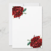 Modern Gold Merlot Geometric Brautparty Einladung (Rückseite)