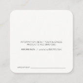 Modern Gold Metallic Real Anwesen Logo | Home Terminkarte (Rückseite)