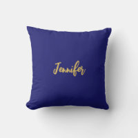 Modern Gold Midnight Blue Color Schlicht einzigart