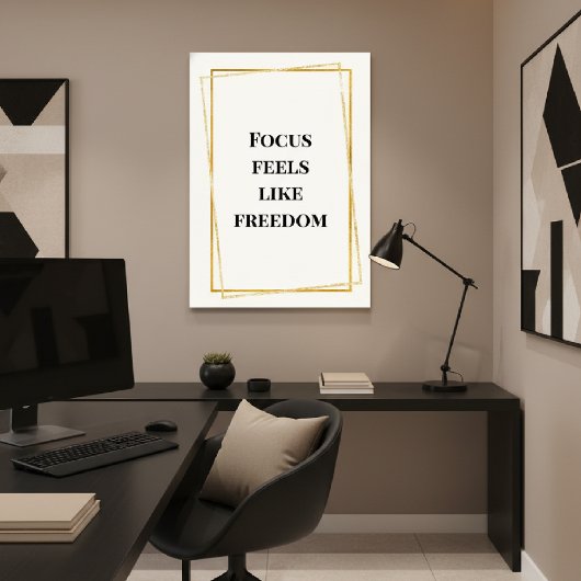 Modern Gold Minimalist Print Wall Art Poster