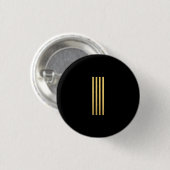 Modern Gold Monogram Button (Vorne & Hinten)