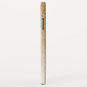 Modern Gold Ombre Imitats Glitzer Monogram Case-Mate iPhone Hülle (Hinten/Rechts)