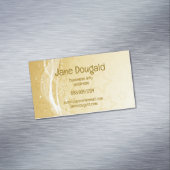 Modern Gold Sparkstar Custom Magnetische Visitenkarte (Beispiel)