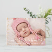 Modern Gold Splash Frohe Weihnachtsfotokarte Feiertagskarte (Stehend Vorderseite)