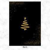 Modern Gold Stars Weihnachtsfeier Einladung