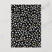 Modern Gold Vielen Dank Dankeskarte (Rückseite)