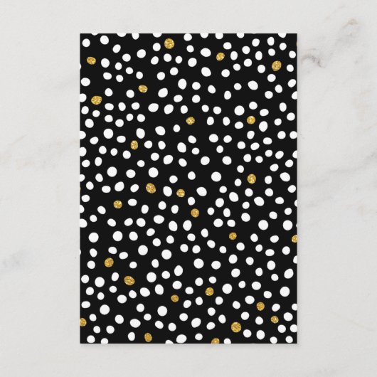 Modern Gold Vielen Dank Dankeskarte (Rückseite)