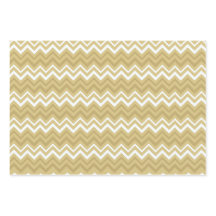 Modern Gold White Geometric Strip Weihnachten