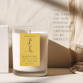 Modern Golden Rustic Label Rechteckiger Aufkleber