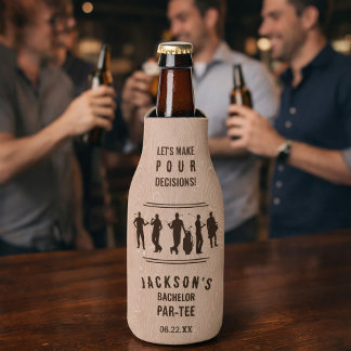 Modern Golf Bachelor Par-tee Bachelor Party Flaschenkühler