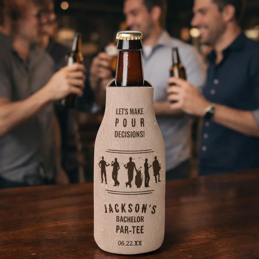 Modern Golf Bachelor Par-tee Bachelor Party  Flaschenkühler