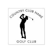 Modern Golf Country Club Sport Office Custom Gummistempel (Prägung)
