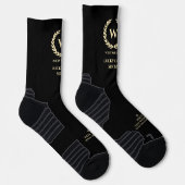 MODERN GOLFER VATER'S DAY GOLF MONOGRAM LUCKY SOCKEN (Rechts)