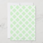 "Modern Grace" - Chic Baptism Einladung (Rückseite)