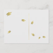 modern grad invitation einladungspostkarte (Rückseite)