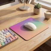Modern Gradient Mouse Pad Pink Green Yellow Mousepad