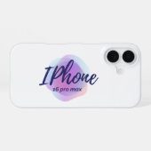 Modern Gradient Phone Case – iPhone 16 Pro Max Sti Hülle (Rückseite (Horizontal))
