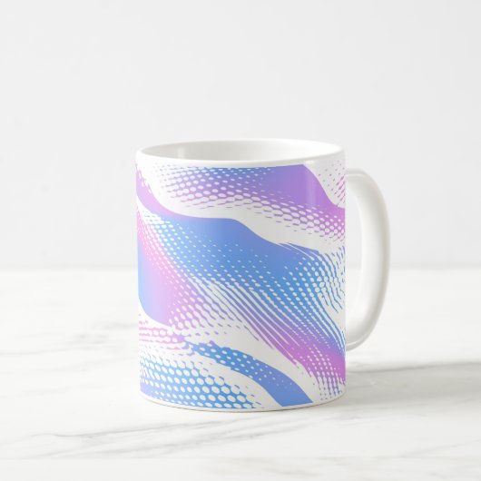 🌟 Modern Gradient Textur - Smooth & Stylish 🎨 Kaffeetasse (VorderseiteRechts)