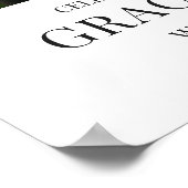 Modern Graduate Photo Graduation  Poster (Ecke)