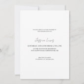 Modern Graduate Photos Graduation Einladung (Rückseite)