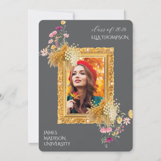 Modern Graduation Celebration  Einladung (Vorderseite)