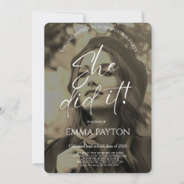 Modern Graduation Celebration  Einladung