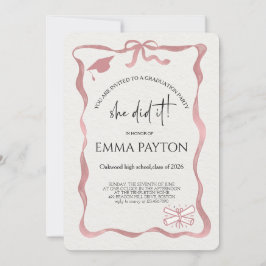 Modern Graduation Celebration  Einladung