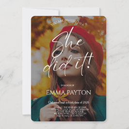 Modern Graduation Celebration  Einladung