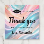 Modern  Graduation  Geschenkanhänger (Vorderseite)