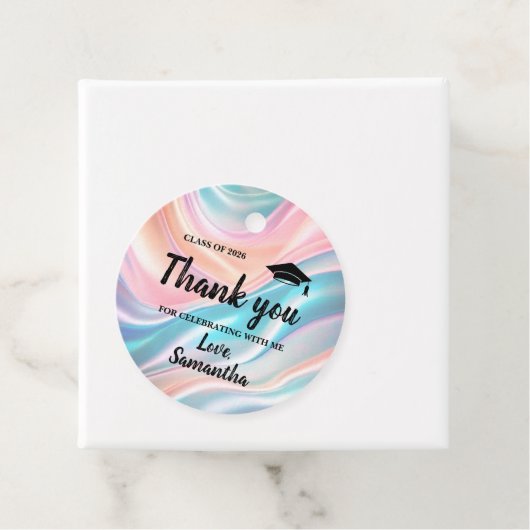 Modern  Graduation  Geschenkanhänger (Beispiel)