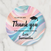 Modern  Graduation  Geschenkanhänger (Vorderseite)