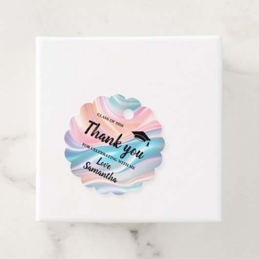 Modern  Graduation  Geschenkanhänger (Beispiel)