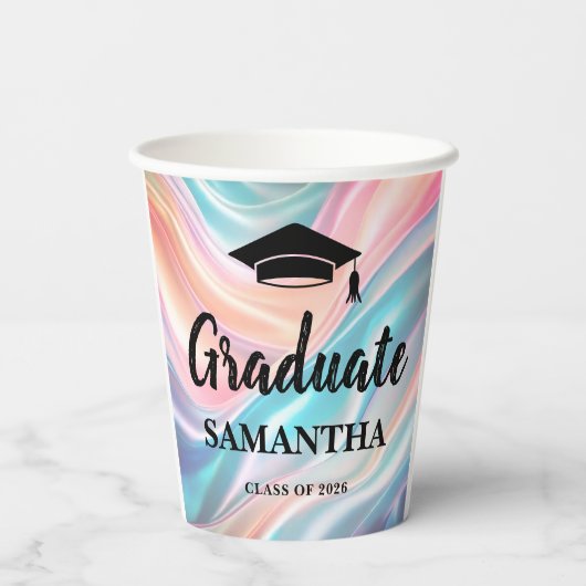 Modern  Graduation  Pappbecher (Rückseite)