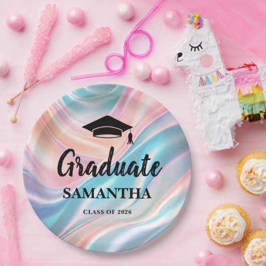 Modern  Graduation  Pappteller (Party)