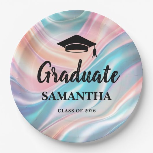 Modern  Graduation  Pappteller (Vorderseite)