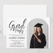 Modern Graduation Party Invitation Einladung (Vorne/Hinten)