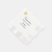 Modern Graduation Party Paper Napkin Serviette (Ecke)